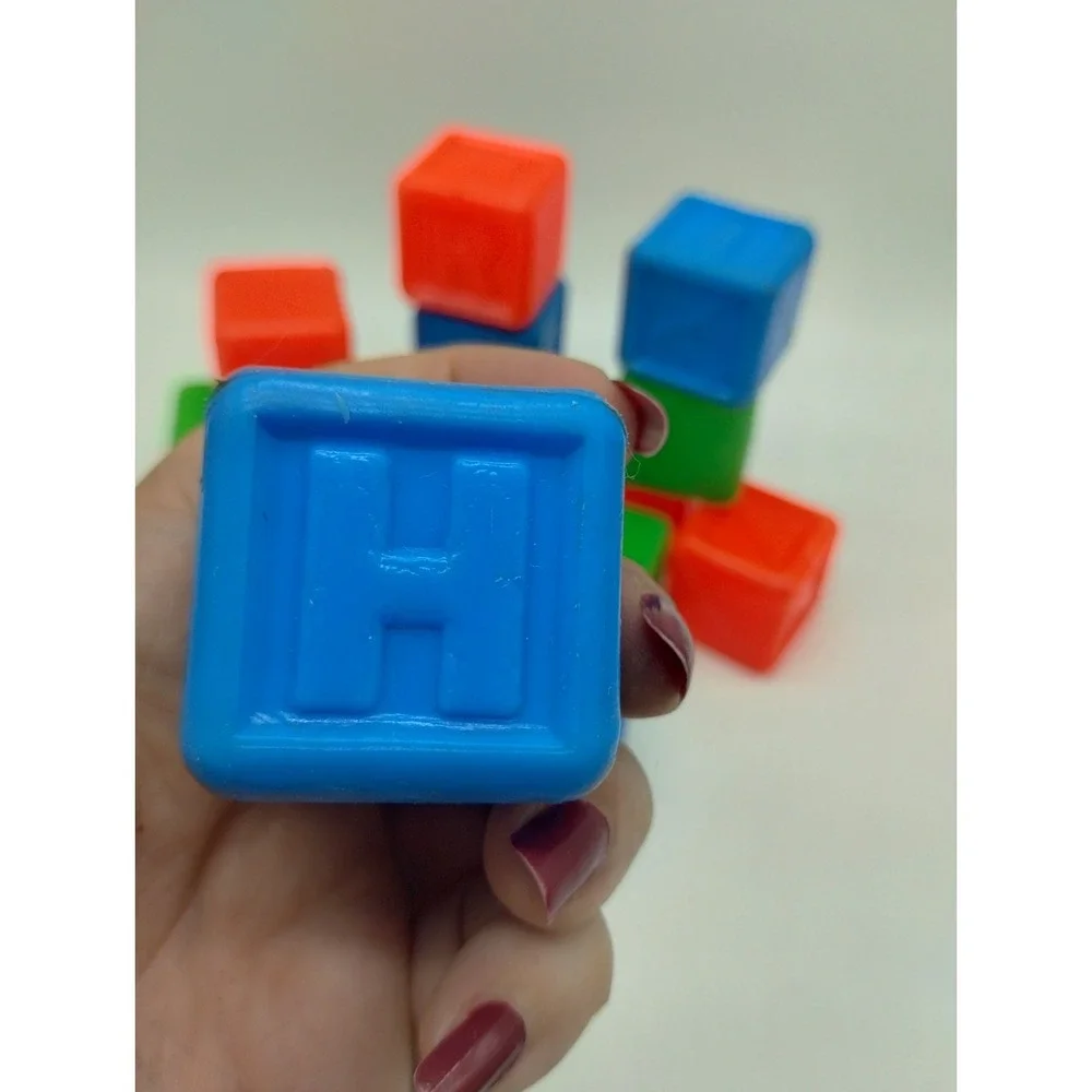 Vintage Colorful Soft Plastic Alphabet Animal 1.5